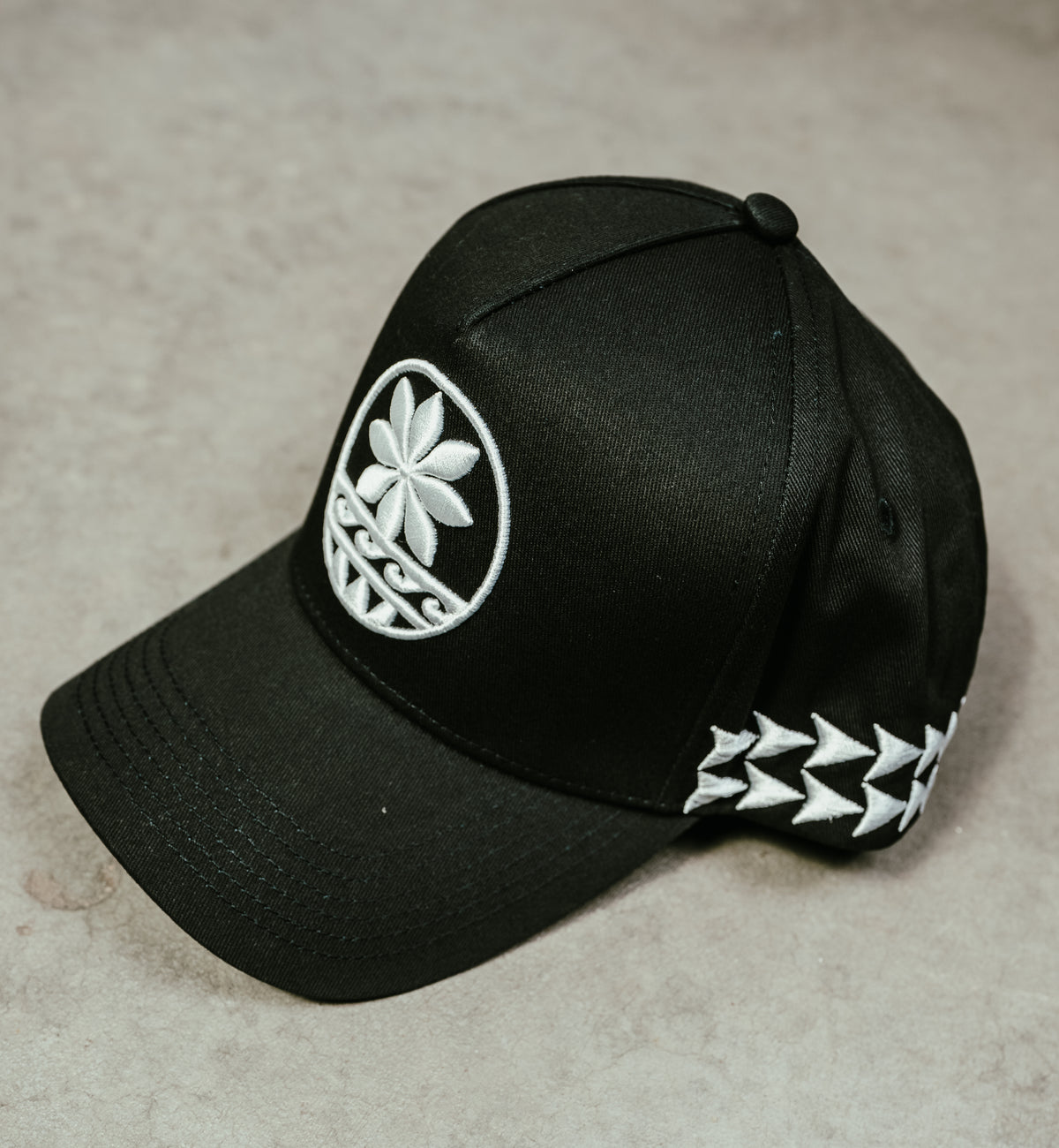Mako 5 Panel Hat - Black