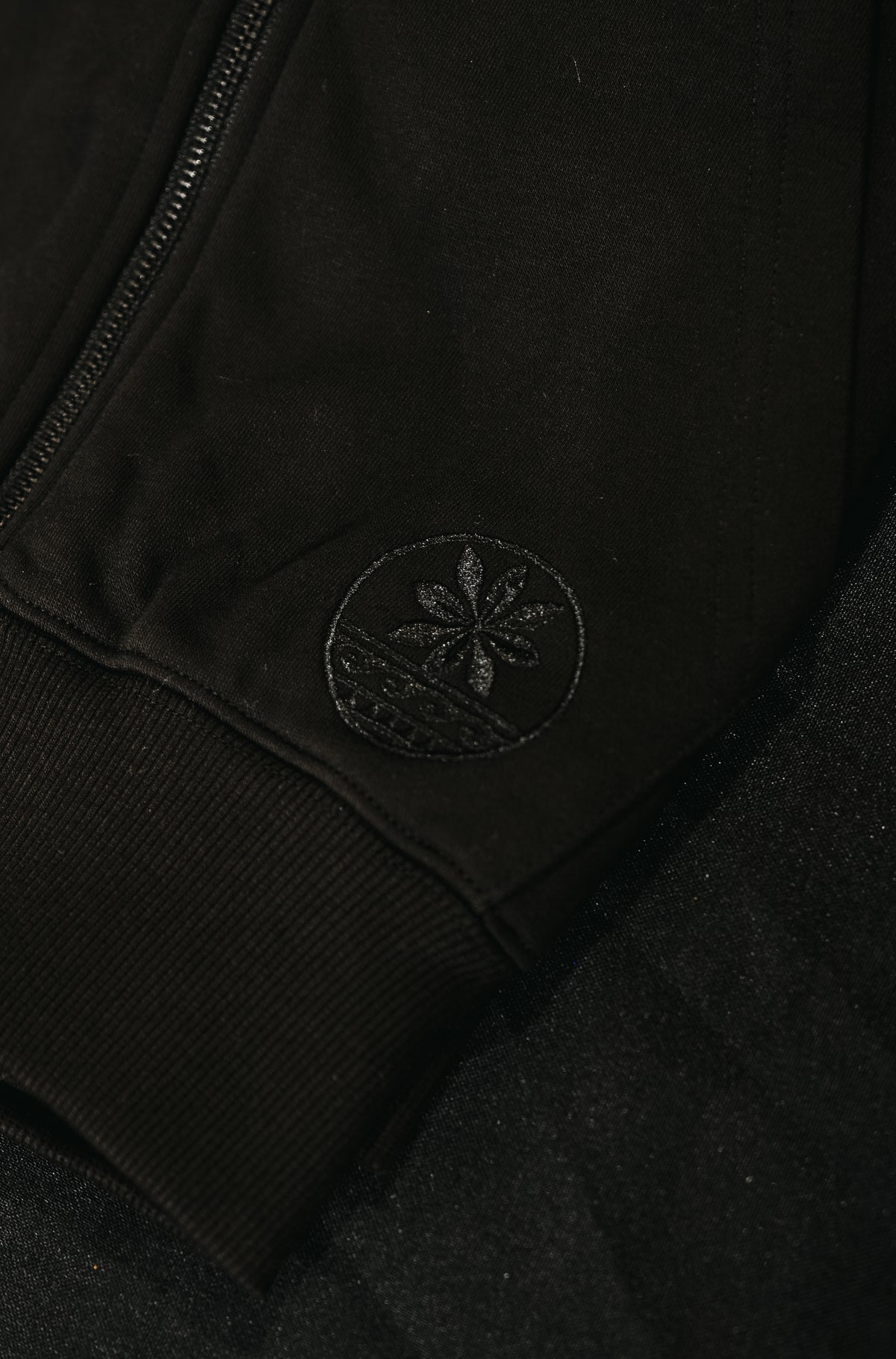 Zip Up Hoodie - Fe’e Ink Black
