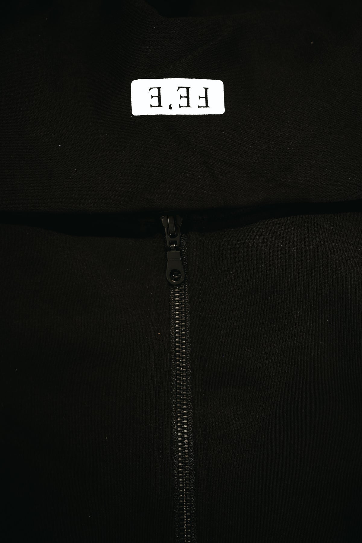 Zip Up Hoodie - Fe’e Ink Black