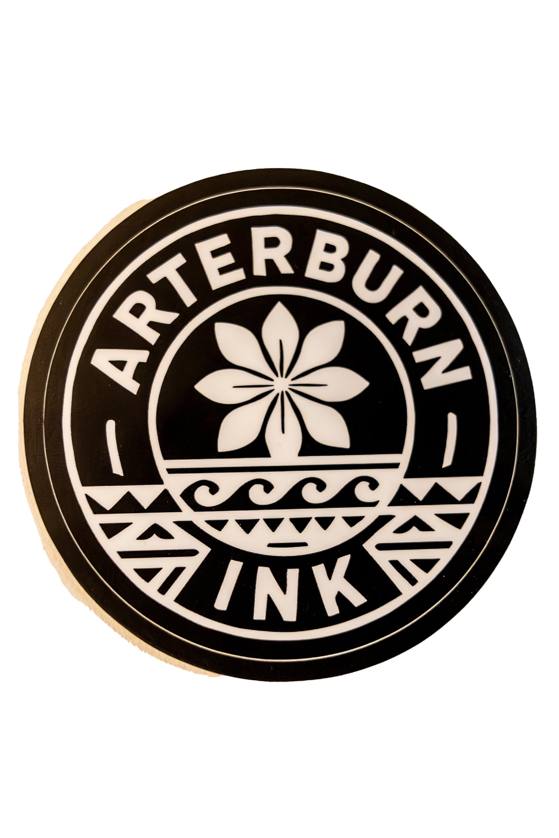 Arterburn Ink logo black and white no background