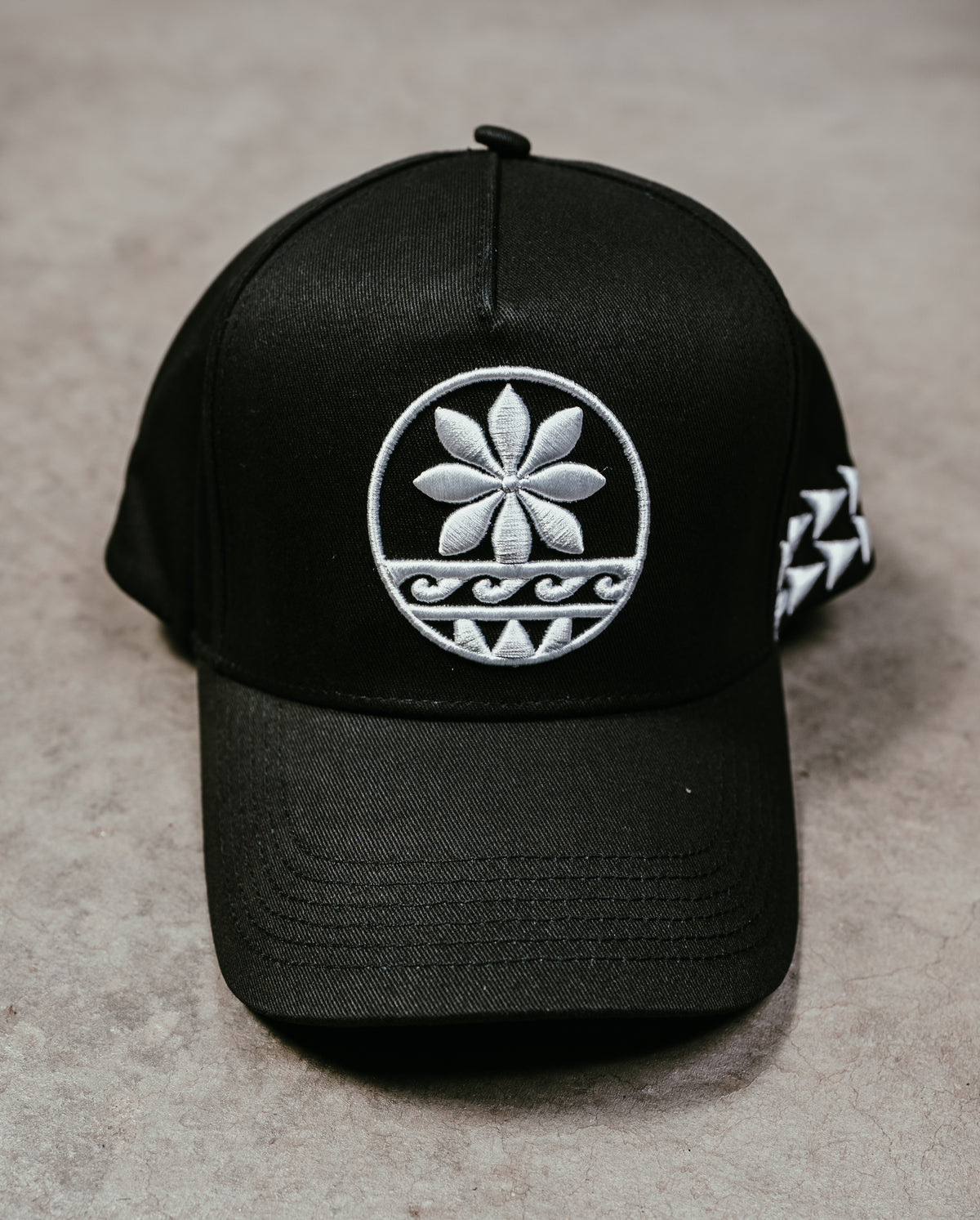 Mako 5 Panel Hat - Black
