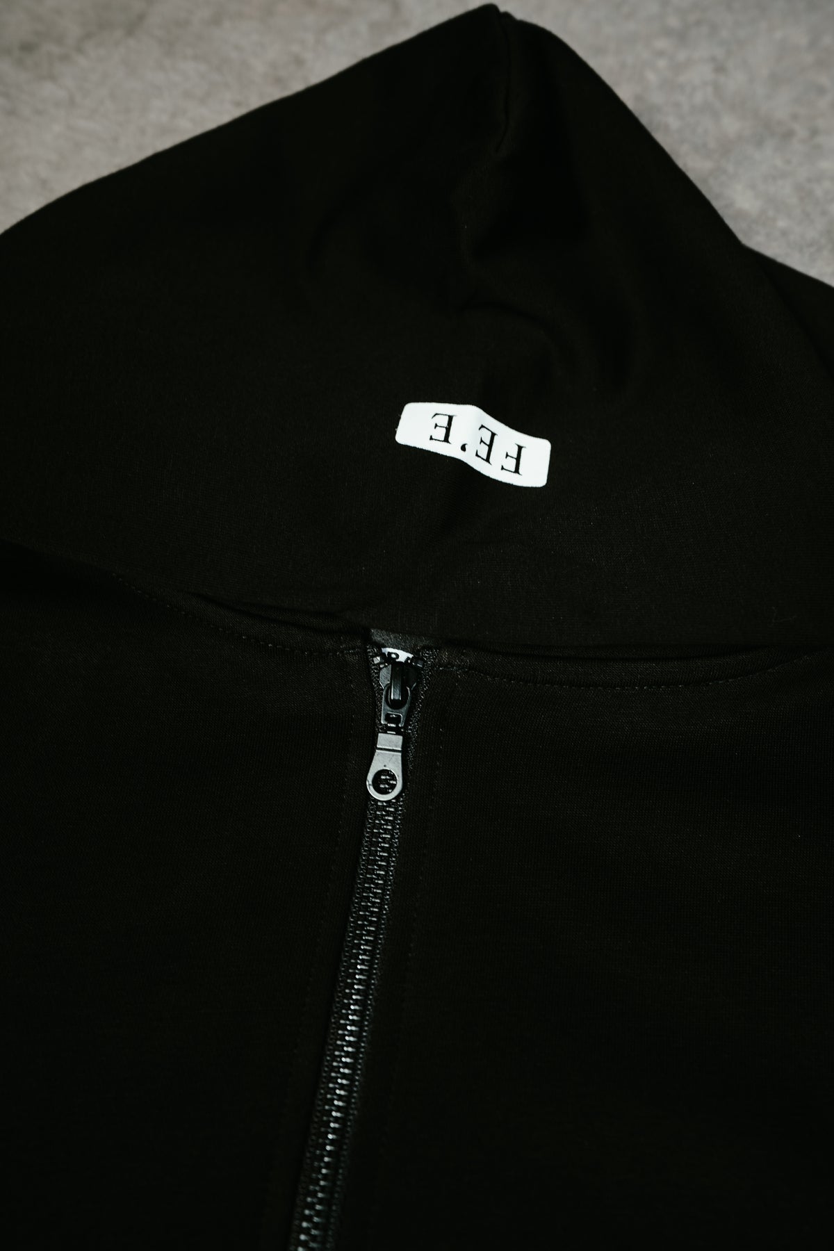 Zip Up Hoodie - Fe’e Ink Black