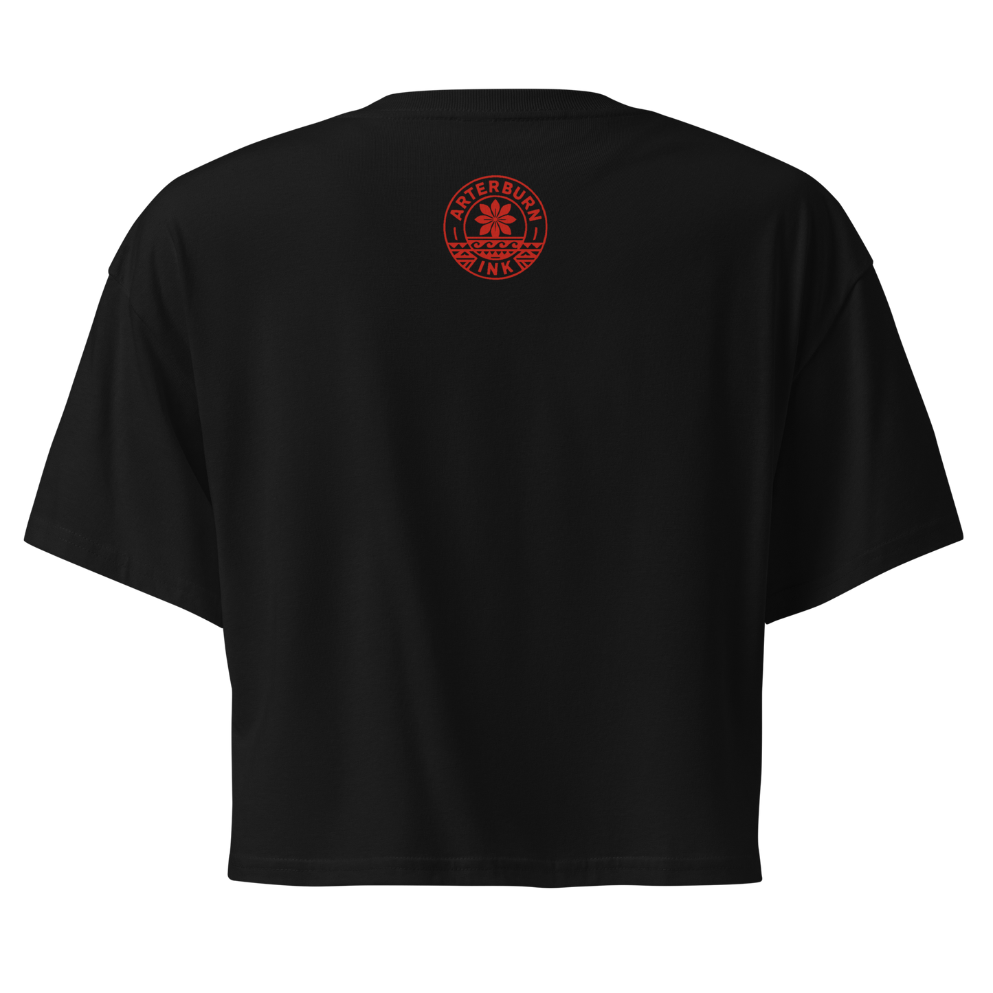 Nafanua Exclusive Crop Tee Shirt - Black