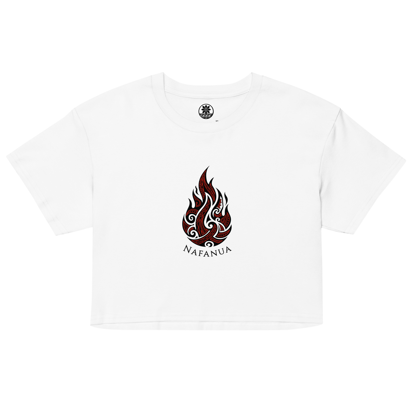 Nafanua Exclusive Crop Tee Shirt - White